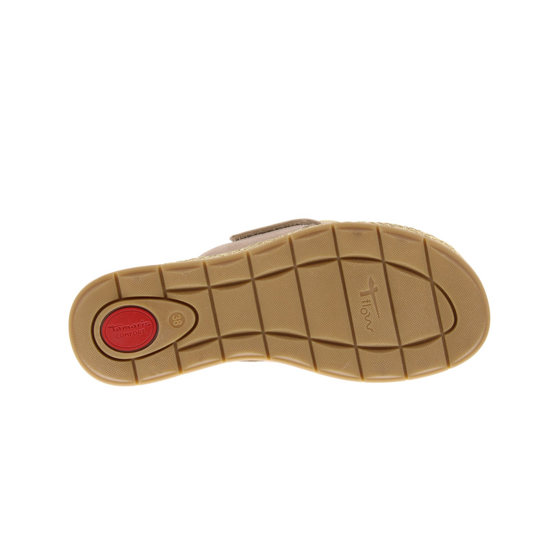 Tamaris Comfort thong slippers lightbrown 5