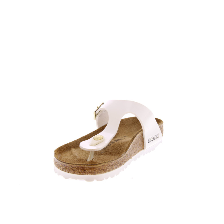 Birkenstock thong slippers white 3