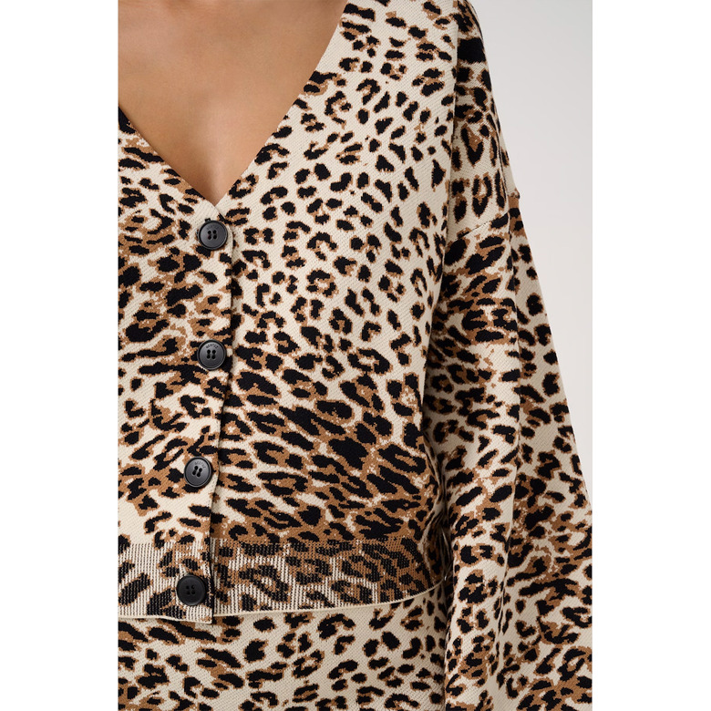 Gestuz cardigan brown 3