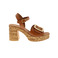 Sweet Lemon sandals cognac 1