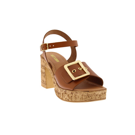 Sweet Lemon sandals cognac