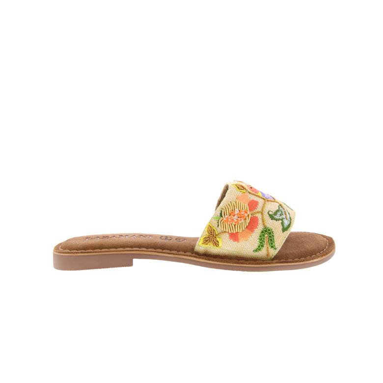 Lazamani thong slippers multicolor 1