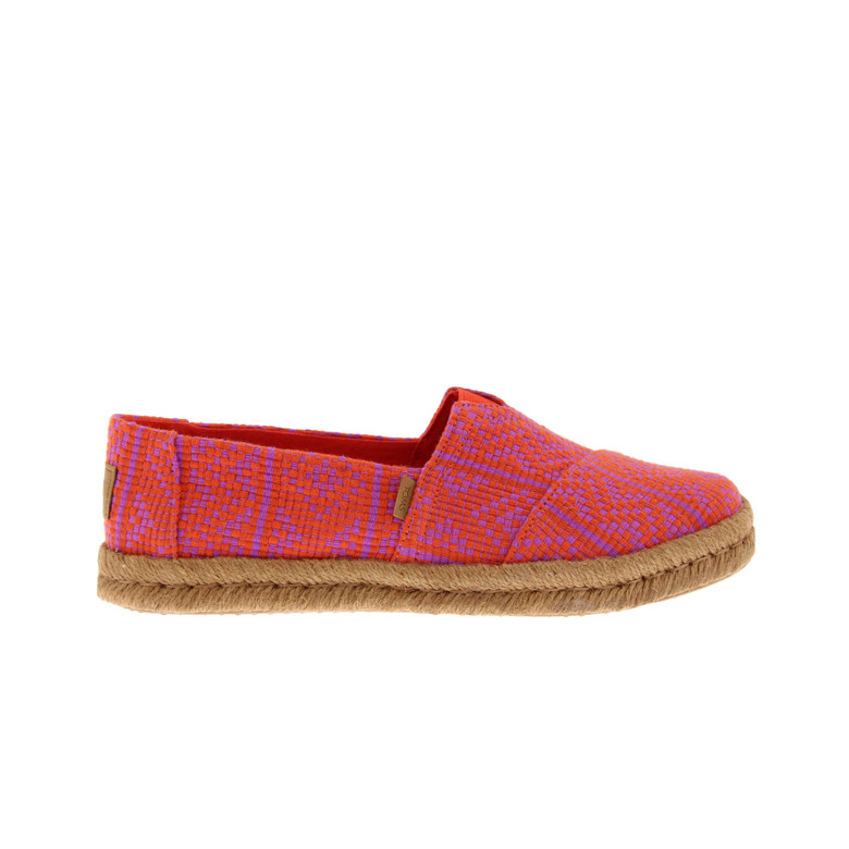 Toms espadrilles rood