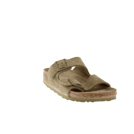 Birkenstock thong slippers green