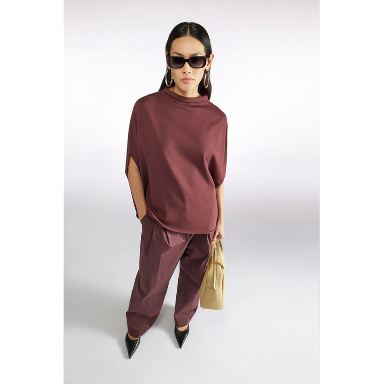 Liviana Conti sweater bordeaux 2