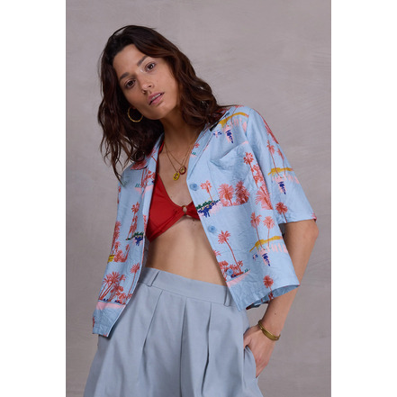 Nathalie Vleeschouwer blouse blauw