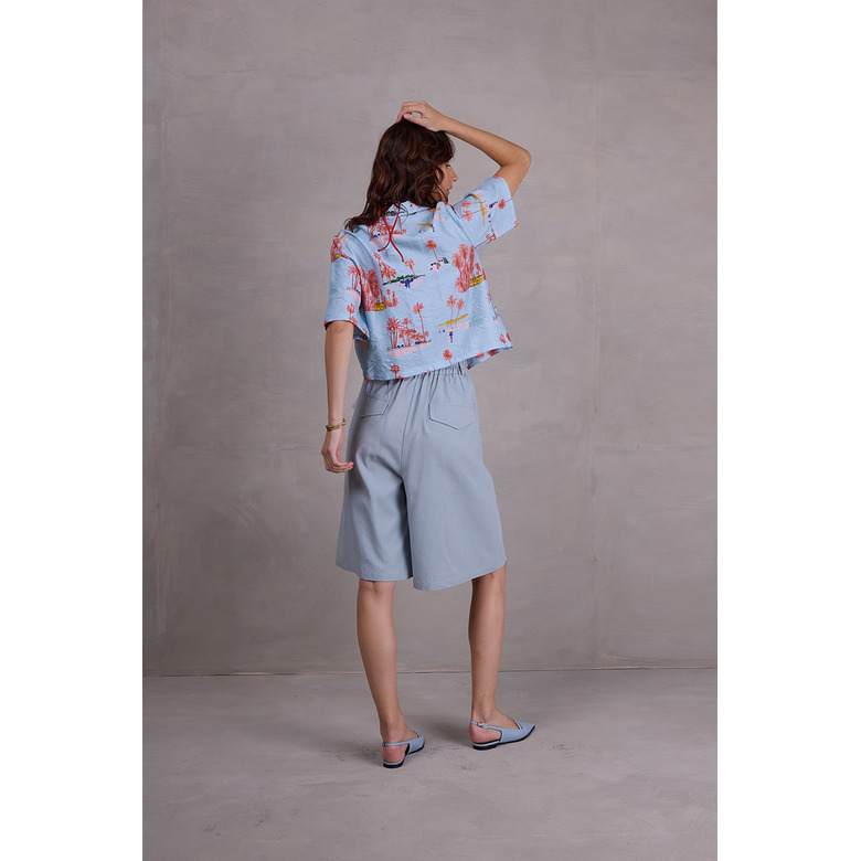 Nathalie Vleeschouwer blouse blauw 3
