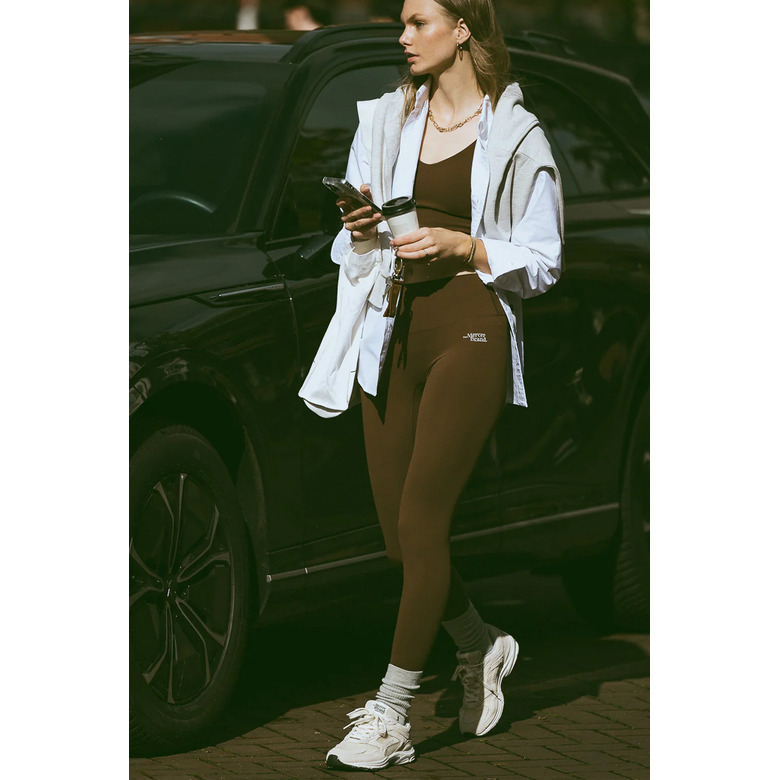 The Mercer Brand pantalon brun 2
