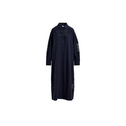 Essentiel jurk blauw