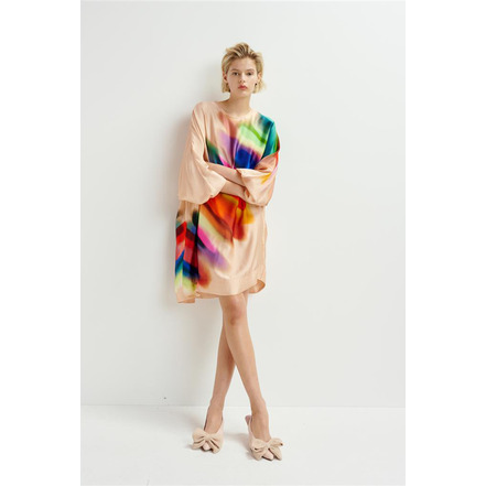 Essentiel jurk multi color