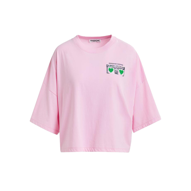 Essentiel t-shirt roze