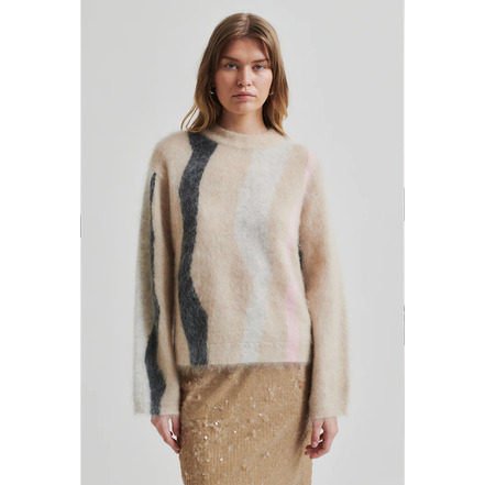 Second Female sweater lightbrown