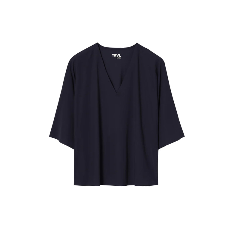 Trvl Drss blouse blauw