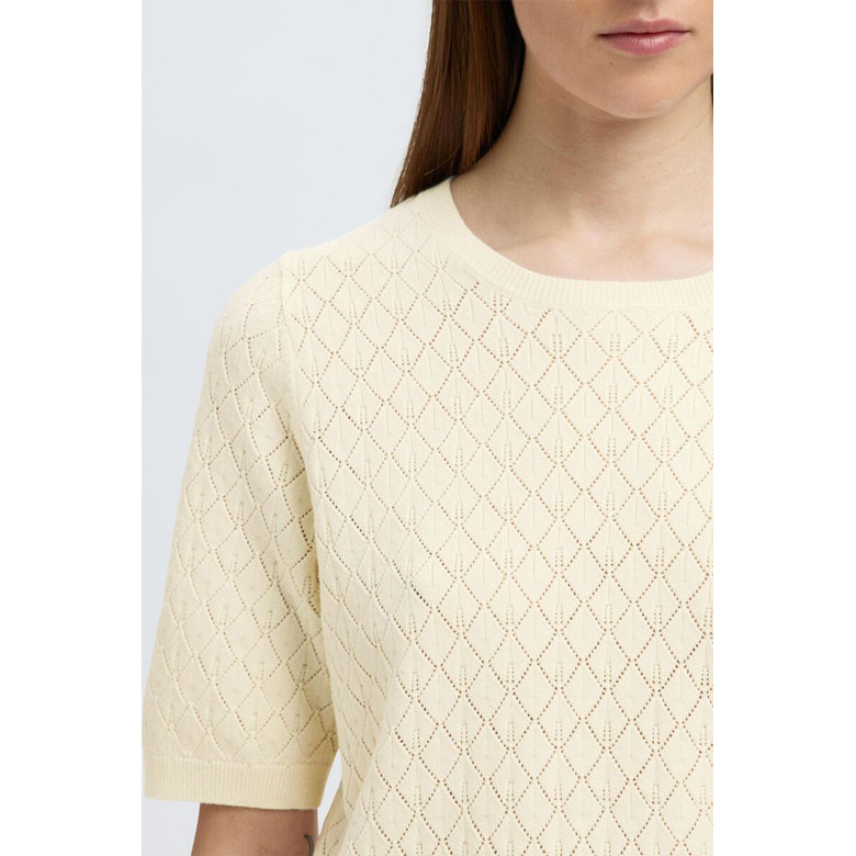 Selected Femme sweater ecru 3