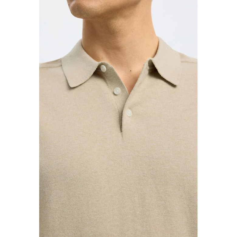 Selected Homme polo beige 3