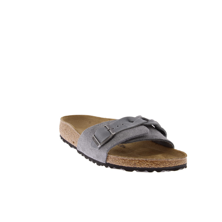 Birkenstock thong slippers grey 2