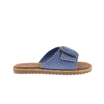 Lazamani thong slippers blue