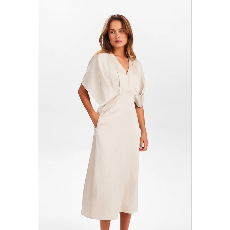 Numph dress ecru 2
