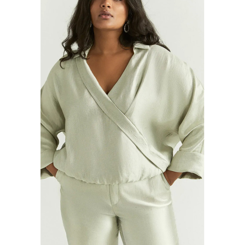 Xandres bluse beige 3