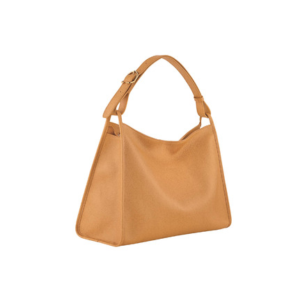 Longchamp sac porté épaule camel
