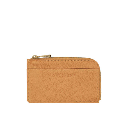 Longchamp porte-cartes camel