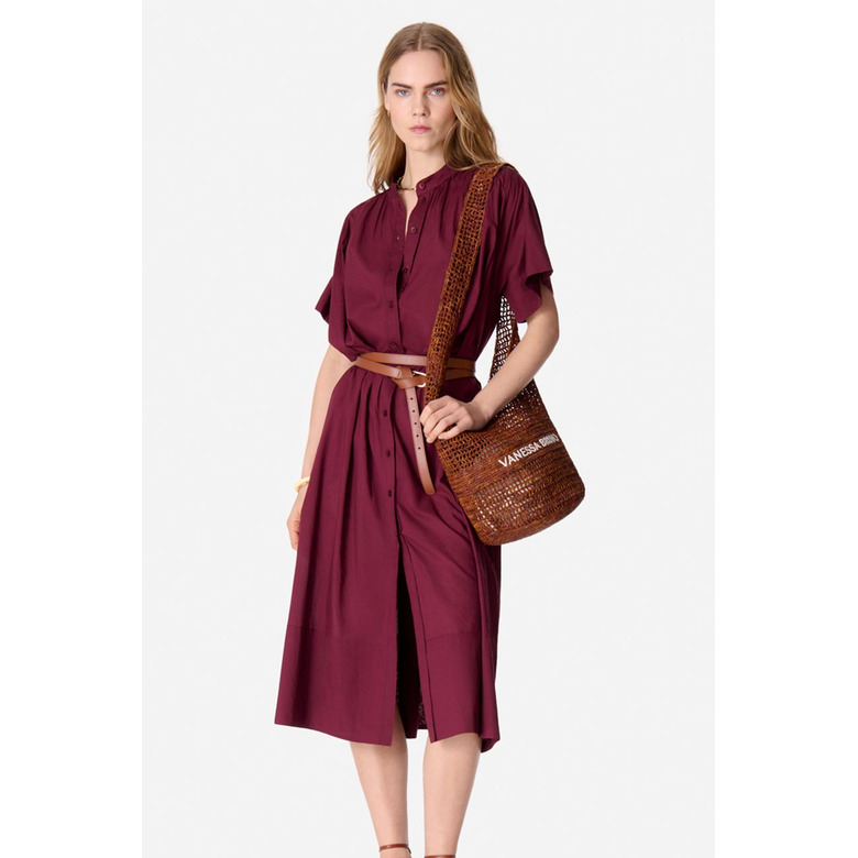 Vanessa Bruno robe bordeaux 2