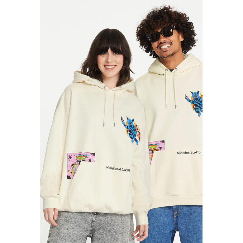 Volcom hoodie ecru 2