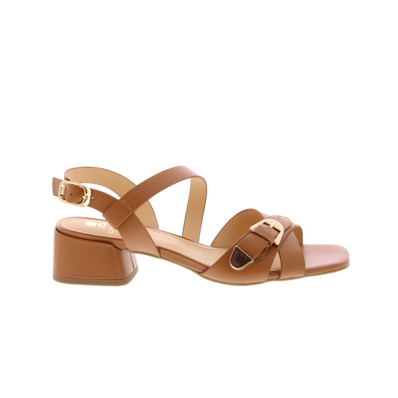 Qusheli sandalen cognac 1