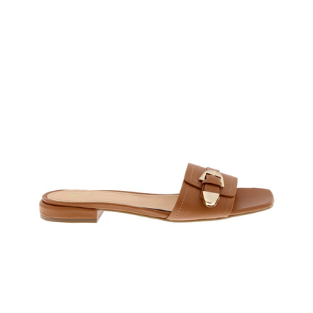 Qusheli slippers cognac