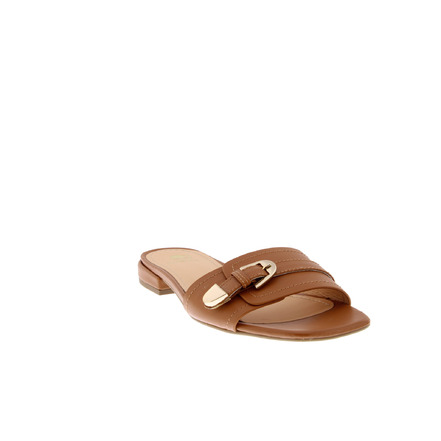 Qusheli slippers cognac