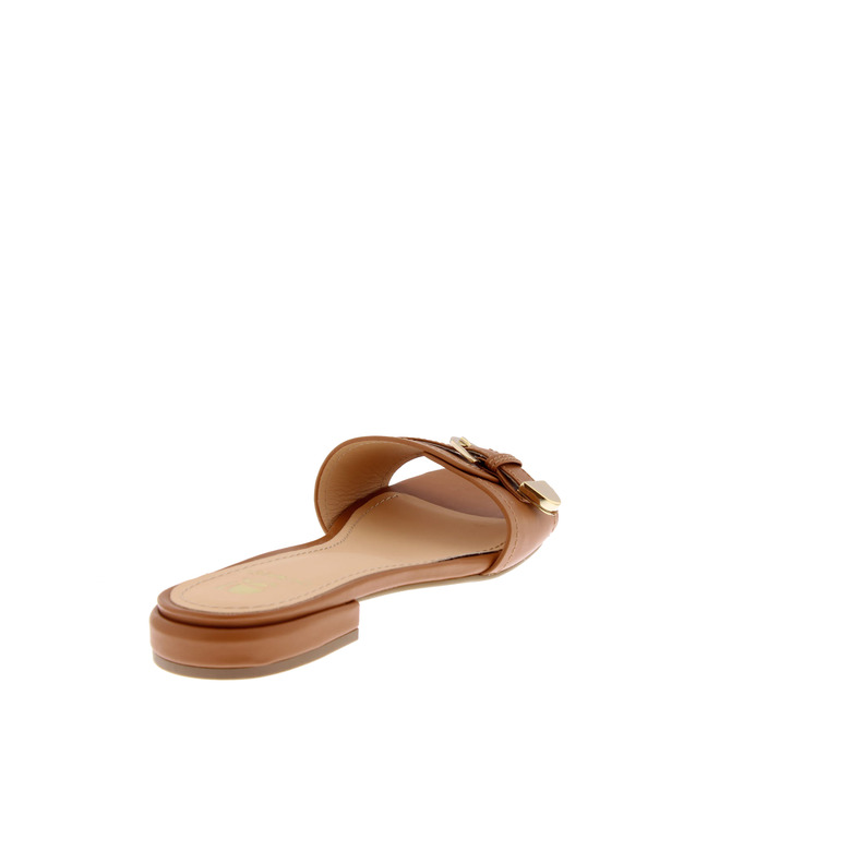 Qusheli slippers cognac 4