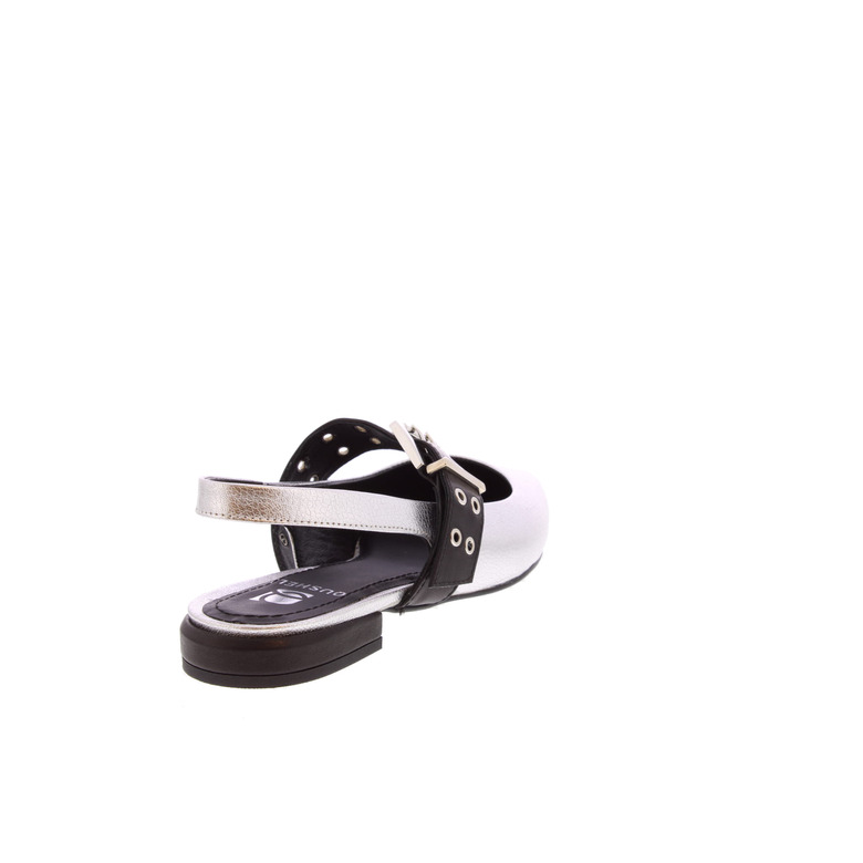 Qusheli slingbacks zilver 4