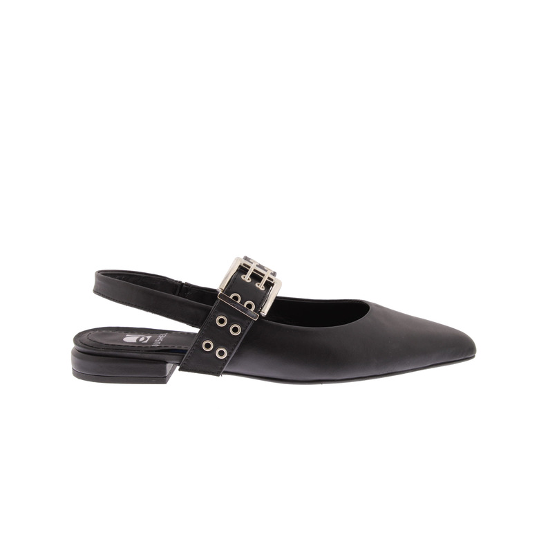 Qusheli slingbacks schwarz