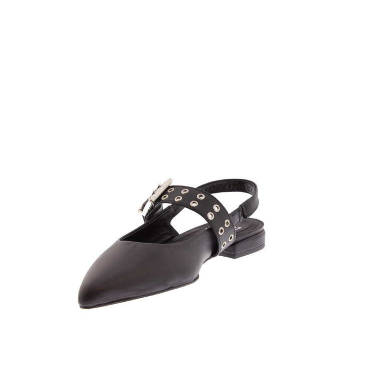 Qusheli slingbacks zwart 3