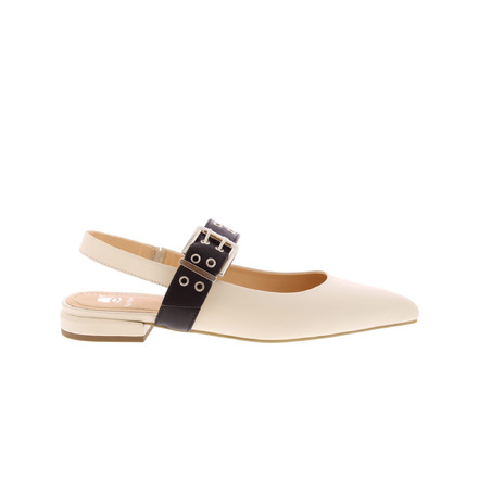 Qusheli slingbacks ecru