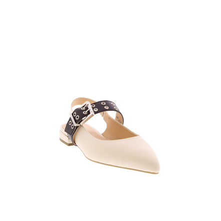 Qusheli slingbacks ecru