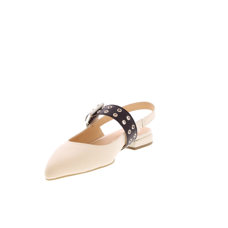 Qusheli slingbacks ecru 3