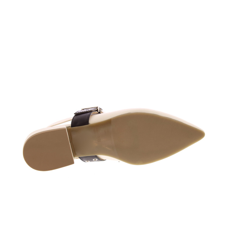 Qusheli slingbacks ecru 5