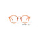 Izipizi reading glasses orange 1