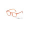 Izipizi reading glasses orange 2