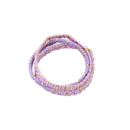 Les Cordes armband violett