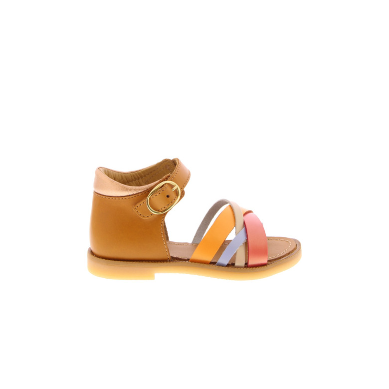 Stones And Bones sandalen cognac 1