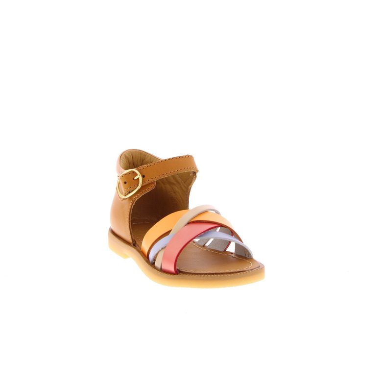 Stones And Bones sandalen cognac 2