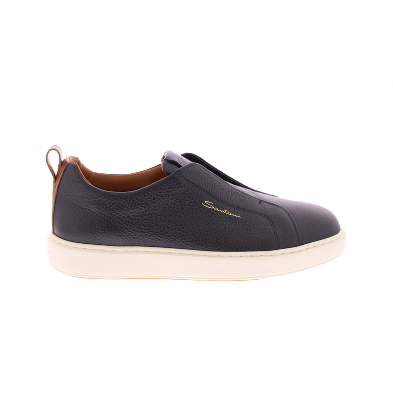 Santoni loafers blue 1