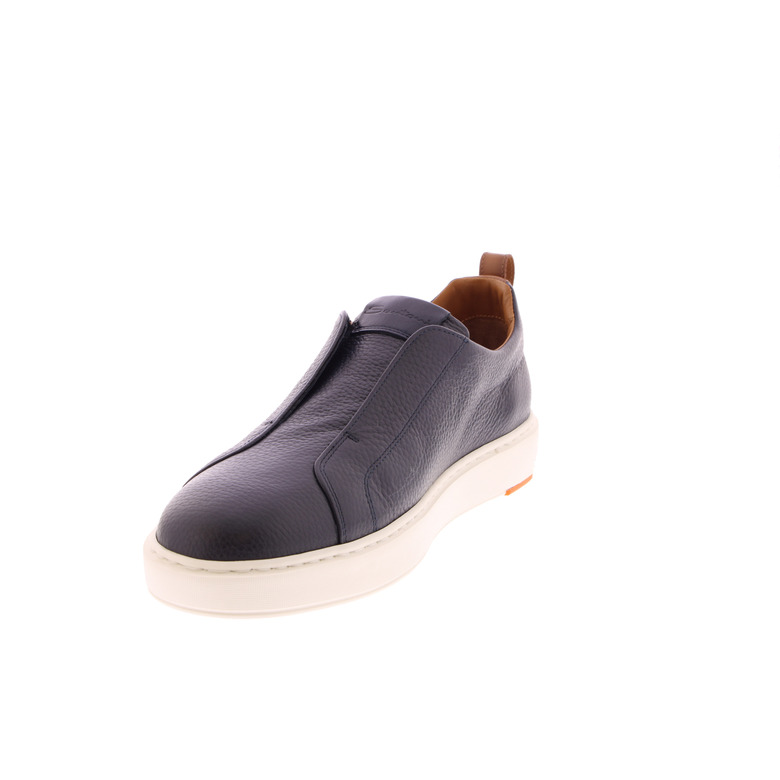 Santoni loafers blue 3