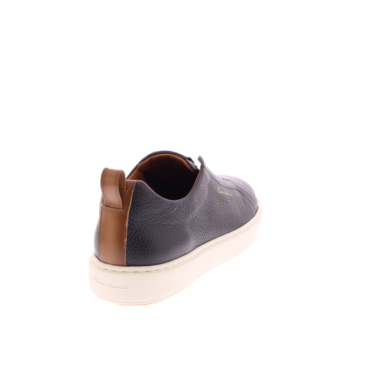 Santoni loafers blue 4