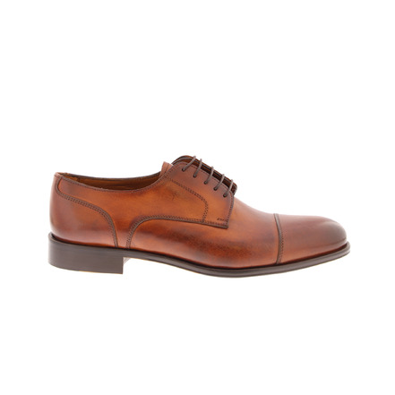 Flecs lage schoenen cognac