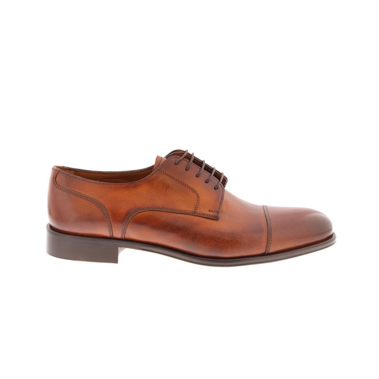 Flecs lage schoenen cognac