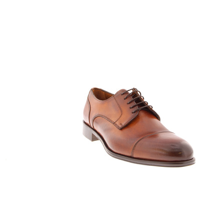 Flecs lage schoenen cognac