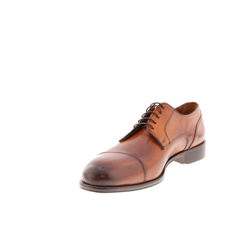Flecs lage schoenen cognac 3